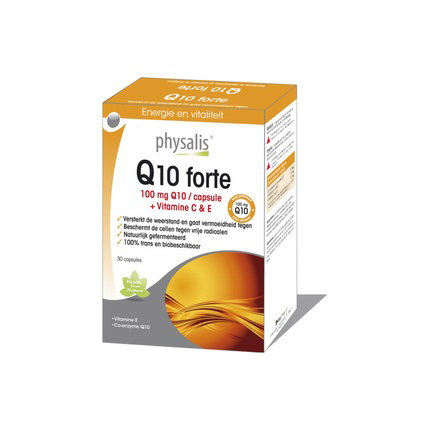PHYSALIS Q10 Forte 100mg + Vitamina E 30 cápsulas PHYSALIS Q10 Forte 100mg + Vitamina E 30 cápsulas