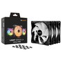 be quiet! LIGHT WINGS LX Ventilador 120mm PWM, Negro, Triple-Pack de 3, 1600 RPM, 87.5 m3/h Flujo de Aire, 25.5 dB, Iluminación LED RGB, Conectores 4-Pin y 3-Pin, Incluye Tornillos