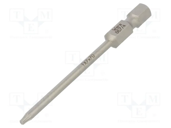 WERA Punta de destornillador Torx® TX07 de 70 mm WERA Punta de destornillador Torx® TX07 de 70 mm