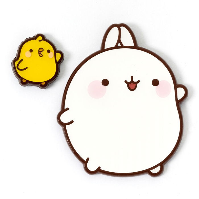 THE CARAT SHOP Pin Molang and Piu Piu de Aleación de Zinc