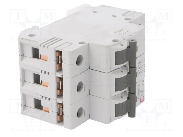 ETI POLAM Interruptor magnetotérmico ETIMAT 6 3P C2 2A 6kA
