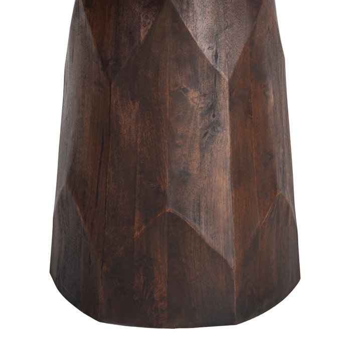 Mesa Comedor Madera-Mármol Salón 120 X 120 X 77 cm