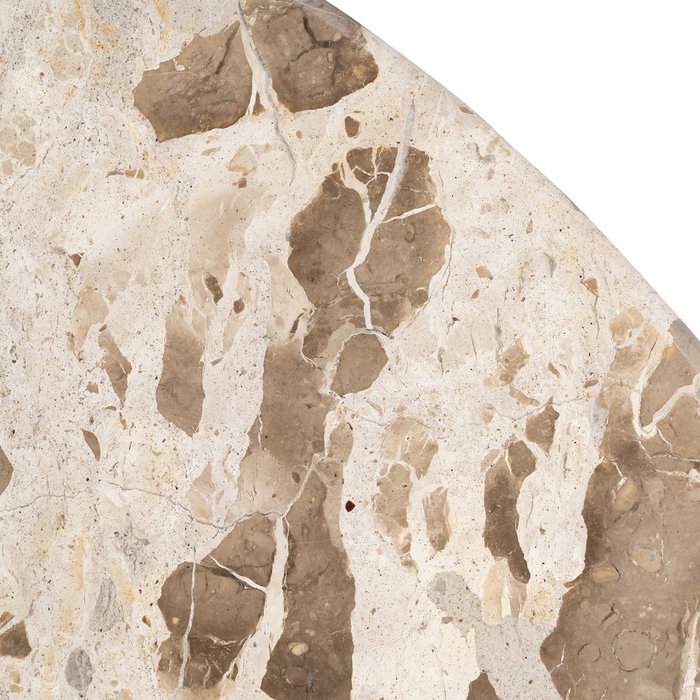 Mesa Comedor Madera-Mármol Salón 120 X 120 X 77 cm