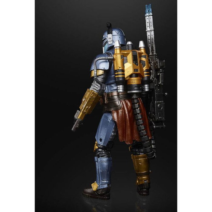 HASBRO Figura Paz Vizla Carbonized Black Series Star Wars 15cm Articulada PVC con Accesorios