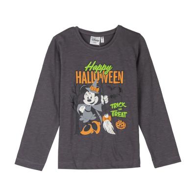 Camiseta Larga Single Jersey Minnie Gris Oscuro 7 Años