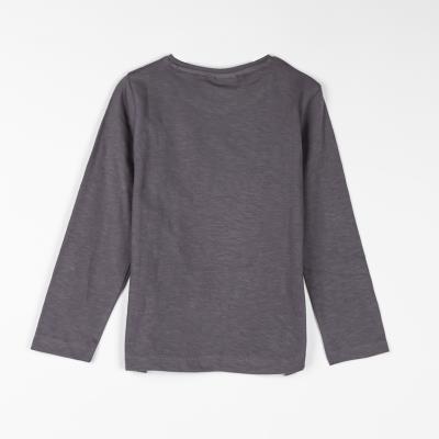Camiseta Larga Single Jersey Minnie Gris Oscuro 7 Años