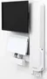 Ergotron 61-081-062 Soporte para Monitor de Pared, 61 cm (24"), Ajuste de Altura Ergonómico, Color Blanco