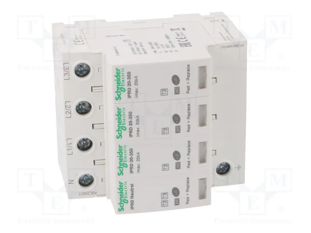 SCHNEIDER ELECTRIC ACTI9 Limitador de sobretensiones Tipo 2 3+N