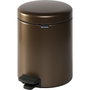 Brabantia Newicon Cubo de basura con pedal 5 L Warm Bronze