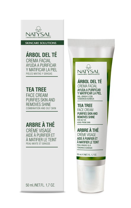 NATYSAL Crema Facial Árbol de Té Gel-Crema NATYSAL Crema Facial Árbol de Té Gel-Crema