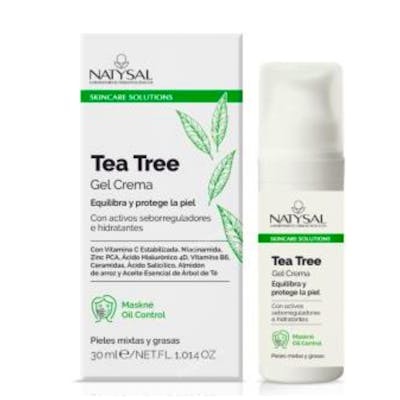 Natysal Árbol del Té Gel-Crema Hidratante 50 ml - Piel Grasa e Imperfecciones Natysal Árbol del Té Gel-Crema Hidratante 50 ml - Piel Grasa e Imperfecciones