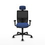 PIQUERAS Y CRESPO Silla de oficina Yunquera con mecanismo Sincro/Traslack Azul marino