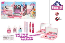 Color Baby Mega Set de Maquillaje con Accesorios de Belleza para Niñas a Partir de 3 años Plástico