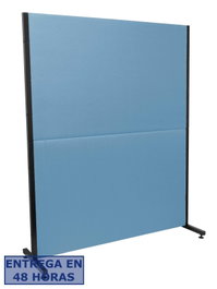 PIQUERAS Y CRESPO - Biombo oficina, ideal para espacios de trabajo, diseño fijo, perfecto para dividir áreas.