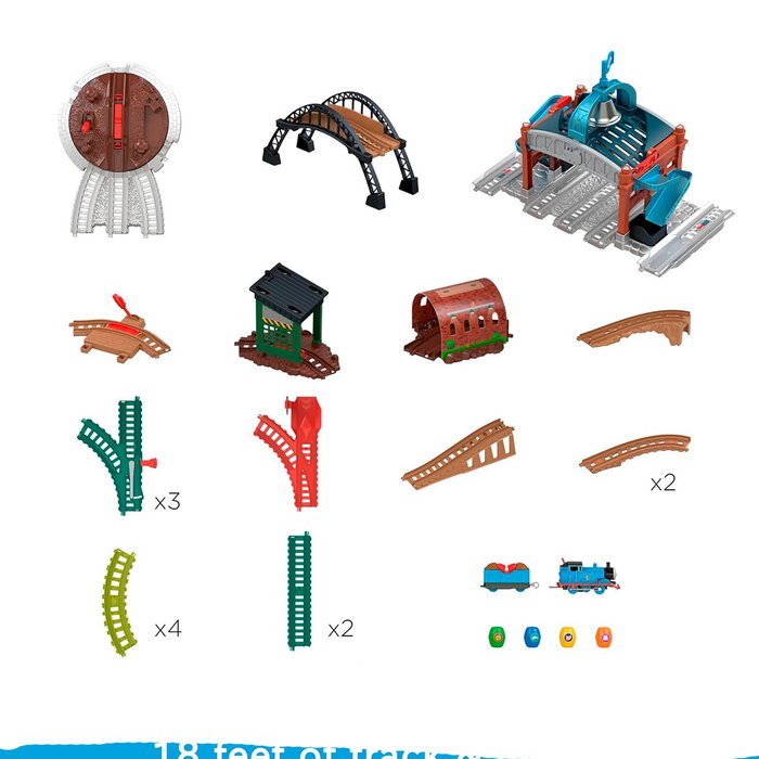 FISHER-PRICE Thomas y sus amigos Set Reparto de Barriles Motorizado Jgy30 - Tren, Vías, 4 Barriles, Plataforma Giratoria, para +3 años FISHER-PRICE Thomas y sus amigos Set Reparto de Barriles Motorizado Jgy30 - Tren, Vías, 4 Barriles, Plataforma Giratoria, para +3 años