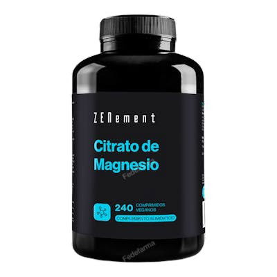 ZENEMENT Citrato De Magnesio 240 Comp. Apoya Músculos y Sistema Nervioso, Reduce Cansancio y Fatiga, Apto Veganos ZENEMENT Citrato De Magnesio 240 Comp. Apoya Músculos y Sistema Nervioso, Reduce Cansancio y Fatiga, Apto Veganos