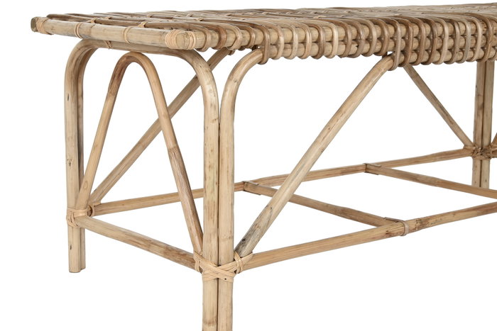 DKD Home Decor Descalzadora Mimbre Natural 130x46x47