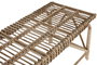 DKD Home Decor Descalzadora Mimbre Natural 130x46x47