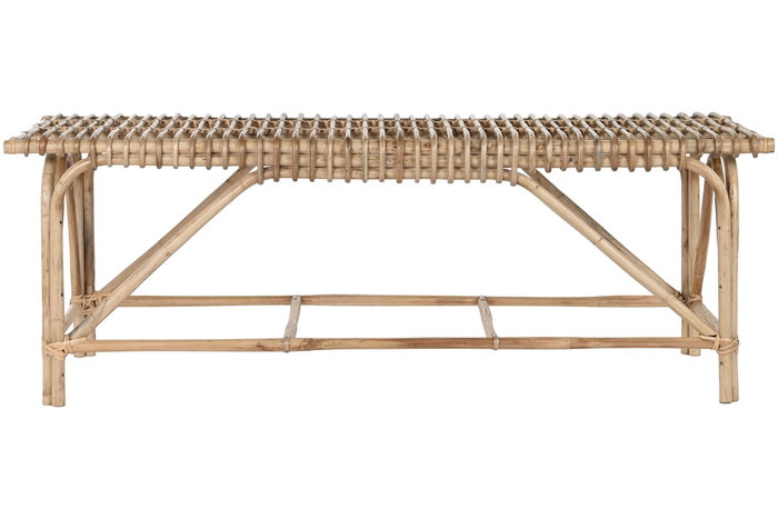 DKD Home Decor Descalzadora Mimbre Natural 130x46x47