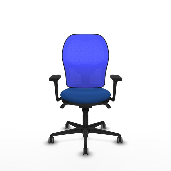 PIQUERAS Y CRESPO Silla de oficina Jorquera, Similpiel Azul