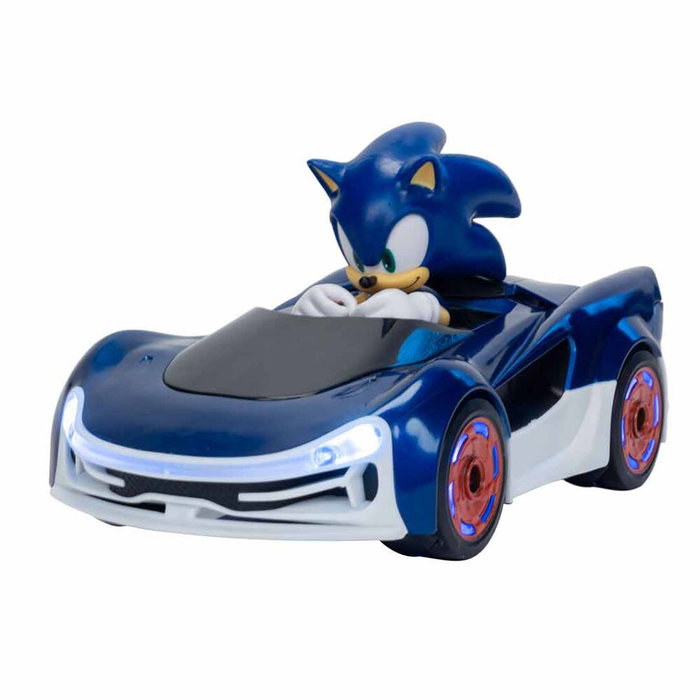 JAKKS PACIFIC Vehículo Radio Control Drifting Sonic the Hedgehog Ruedas Iluminadas Modos de Derrape +4 años