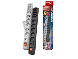 Acar S10 Protector de sobretensión con 10 tomas, 3m