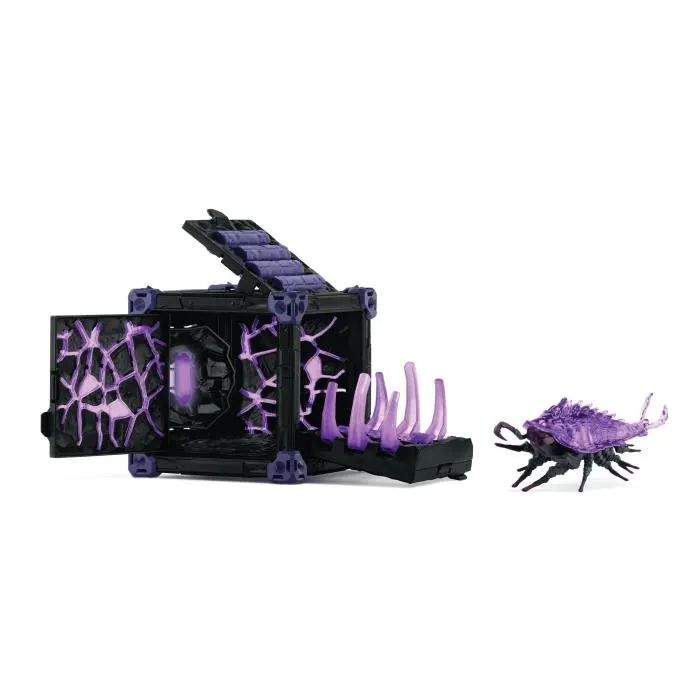 Schleich 42675 Eldrador Creatures Isopod of Darkness Arena Expansion Figuras, Edades 7+