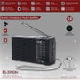 SAMI Radio Sami 2 bandas mediana negra batería+pilas AA