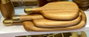 DKD Home Decor Tabla de Cortar Acacia e Inox 43x15x3 Natural