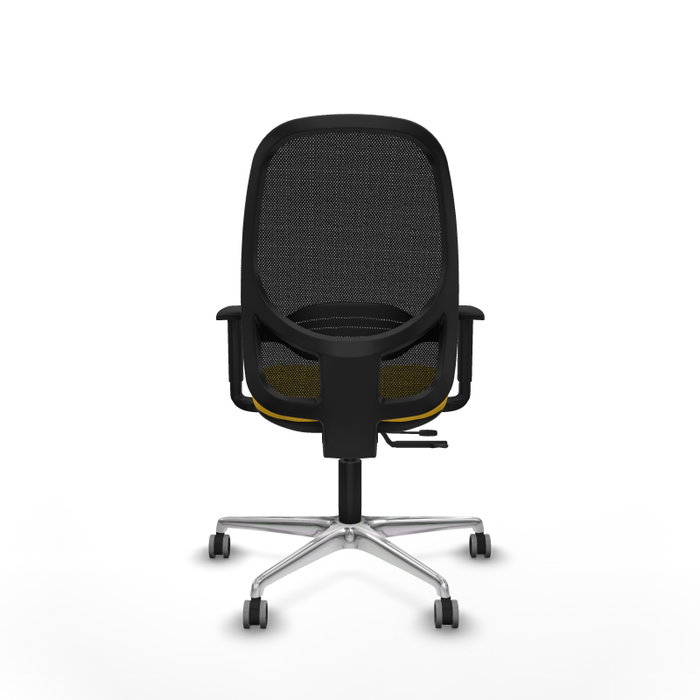 PIQUERAS Y CRESPO Silla de oficina Cilanco con mecanismo Sincro/Traslack, Amarillo y Negro PIQUERAS Y CRESPO Silla de oficina Cilanco con mecanismo Sincro/Traslack, Amarillo y Negro