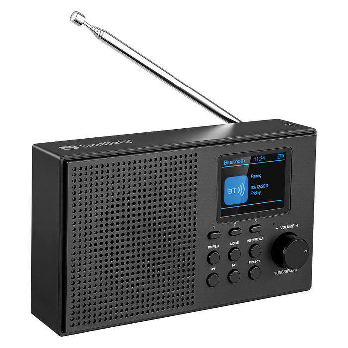 SANDBERG Speaker Radio DAB+BT Recharge