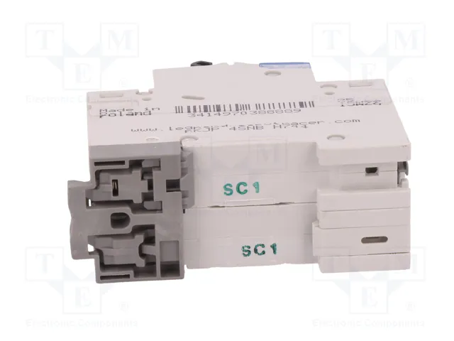 LEGRAND Interruptor magnetotérmico S300 TX 2 polos 1A Característica C