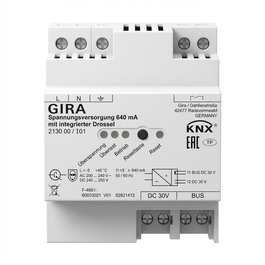 GIRA 213000 Fuente de Alimentación 640 mA Drossel KNX REG