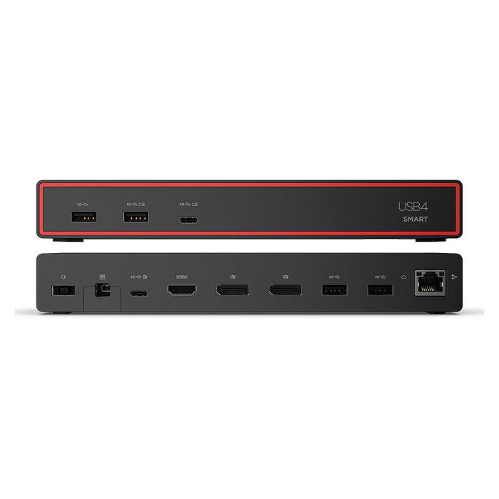 Lenovo ThinkPad USB4 Smart Dock 5500 con adaptador de 135W - Negro Lenovo ThinkPad USB4 Smart Dock 5500 con adaptador de 135W - Negro