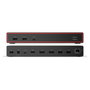 Lenovo ThinkPad USB4 Smart Dock 5500 con adaptador de 135W - Negro