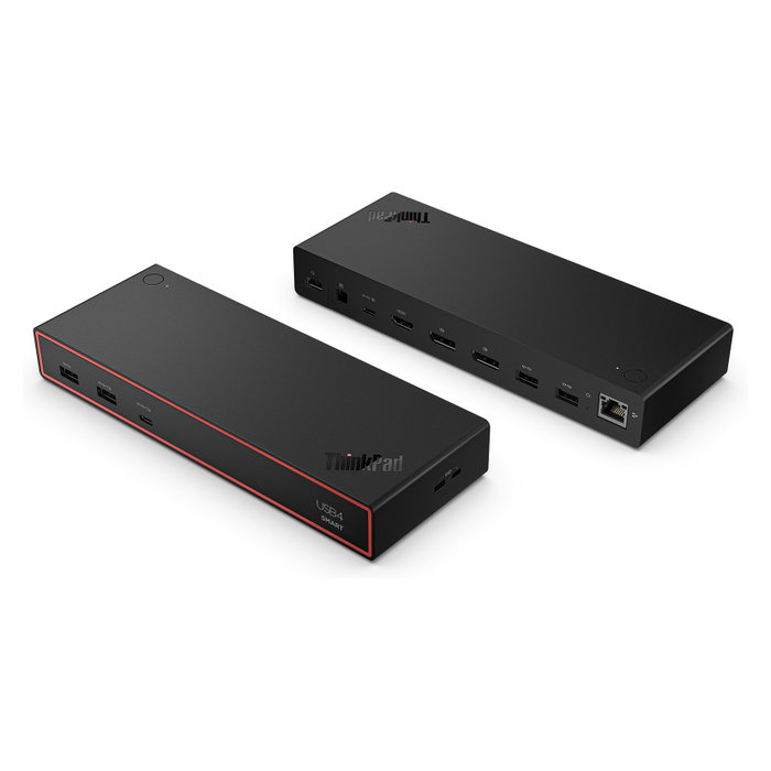 Lenovo ThinkPad USB4 Smart Dock 5500 con adaptador de 135W - Negro Lenovo ThinkPad USB4 Smart Dock 5500 con adaptador de 135W - Negro