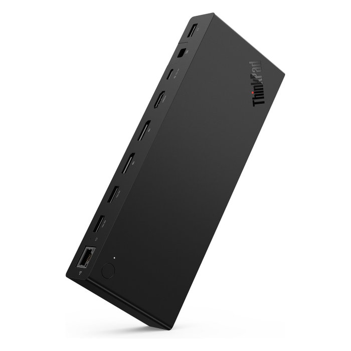 Lenovo ThinkPad USB4 Smart Dock 5500 con adaptador de 135W - Negro Lenovo ThinkPad USB4 Smart Dock 5500 con adaptador de 135W - Negro