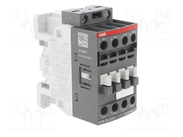 ABB AF Contactor 3-polar 16A NO x3 NC