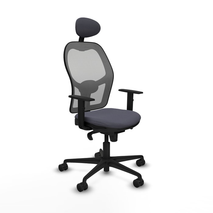PIQUERAS Y CRESPO Silla de oficina Jorquera Gris con mecanismo Sincro PIQUERAS Y CRESPO Silla de oficina Jorquera Gris con mecanismo Sincro
