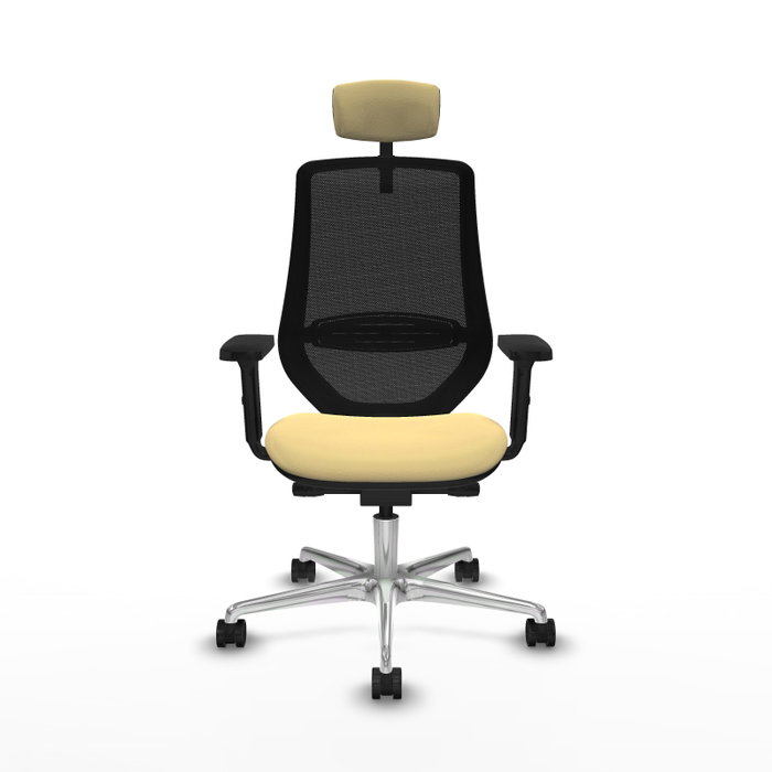 PIQUERAS Y CRESPO Silla de oficina Mardos con mecanismo Sincro/Traslack, Crema y Negro PIQUERAS Y CRESPO Silla de oficina Mardos con mecanismo Sincro/Traslack, Crema y Negro