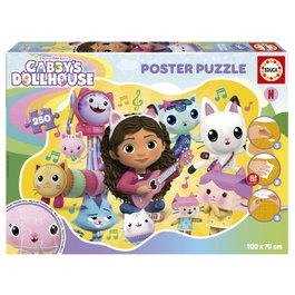 EDUCA BORRAS Puzzle Poster Gabby's Dollhouse de 250 piezas
