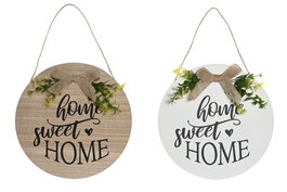 DKD Home Decor Decoración Colgante MDF PVC 30x30x0,8 Home 2 Surtido