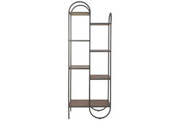 DKD Home Decor Estantería Vintage Madera Hierro 7 Estantes 36x181x65 cm