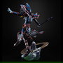 Megahouse Art Works Monsters Figura Dark Magician de Yu-Gi-Oh! Anime, 23 cm