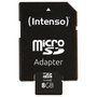 Intenso Tarjeta microSDHC de 8 GB con Adaptador