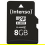 Intenso 3403460 MicroSDHC 8GB Clase 4 con Adaptador, Velocidad 21MB/s