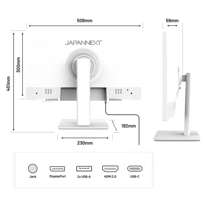 JAPANNEXT JN-IPS2152FHDR-T Monitor Táctil IPS de 21.5" Full HD (1920 x 1080), 75 Hz, AMD FreeSync, HDR10, 8 ms, 250 cd/m², Blanco JAPANNEXT JN-IPS2152FHDR-T Monitor Táctil IPS de 21.5" Full HD (1920 x 1080), 75 Hz, AMD FreeSync, HDR10, 8 ms, 250 cd/m², Blanco