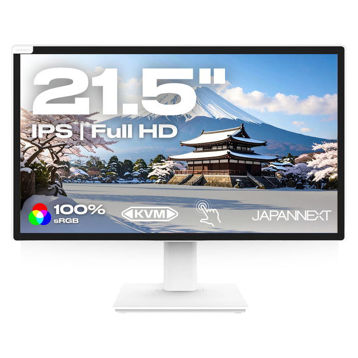 JAPANNEXT JN-IPS2152FHDR-T Monitor Táctil IPS de 21.5" Full HD (1920 x 1080), 75 Hz, AMD FreeSync, HDR10, 8 ms, 250 cd/m², Blanco JAPANNEXT JN-IPS2152FHDR-T Monitor Táctil IPS de 21.5" Full HD (1920 x 1080), 75 Hz, AMD FreeSync, HDR10, 8 ms, 250 cd/m², Blanco