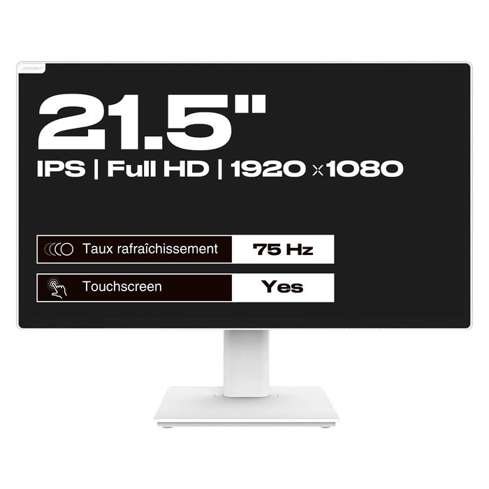 JAPANNEXT JN-IPS2152FHDR-T Monitor Táctil IPS de 21.5" Full HD (1920 x 1080), 75 Hz, AMD FreeSync, HDR10, 8 ms, 250 cd/m², Blanco JAPANNEXT JN-IPS2152FHDR-T Monitor Táctil IPS de 21.5" Full HD (1920 x 1080), 75 Hz, AMD FreeSync, HDR10, 8 ms, 250 cd/m², Blanco