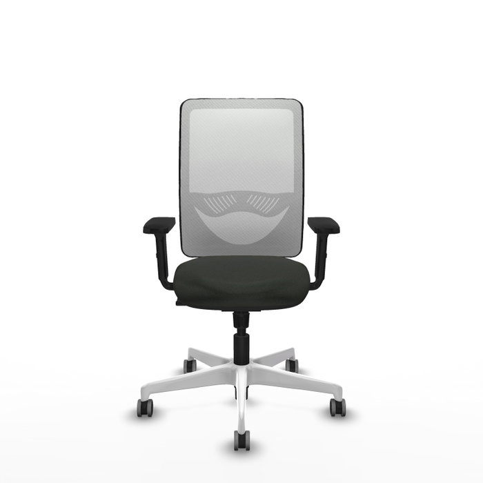 PIQUERAS Y CRESPO Silla de oficina Zulema con mecanismo Sincro, Negro y Blanco PIQUERAS Y CRESPO Silla de oficina Zulema con mecanismo Sincro, Negro y Blanco